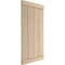 Ekena Millwork Rustic Four Board Joined Board-n-Batten Sandblasted Faux Wood Shutters w/End Batten, 22W x 76H, PR SHUBJE22X76SDPR - alternate 2